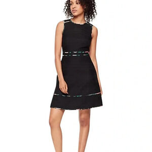 Kate Spade Black Dress with Colorful Trim